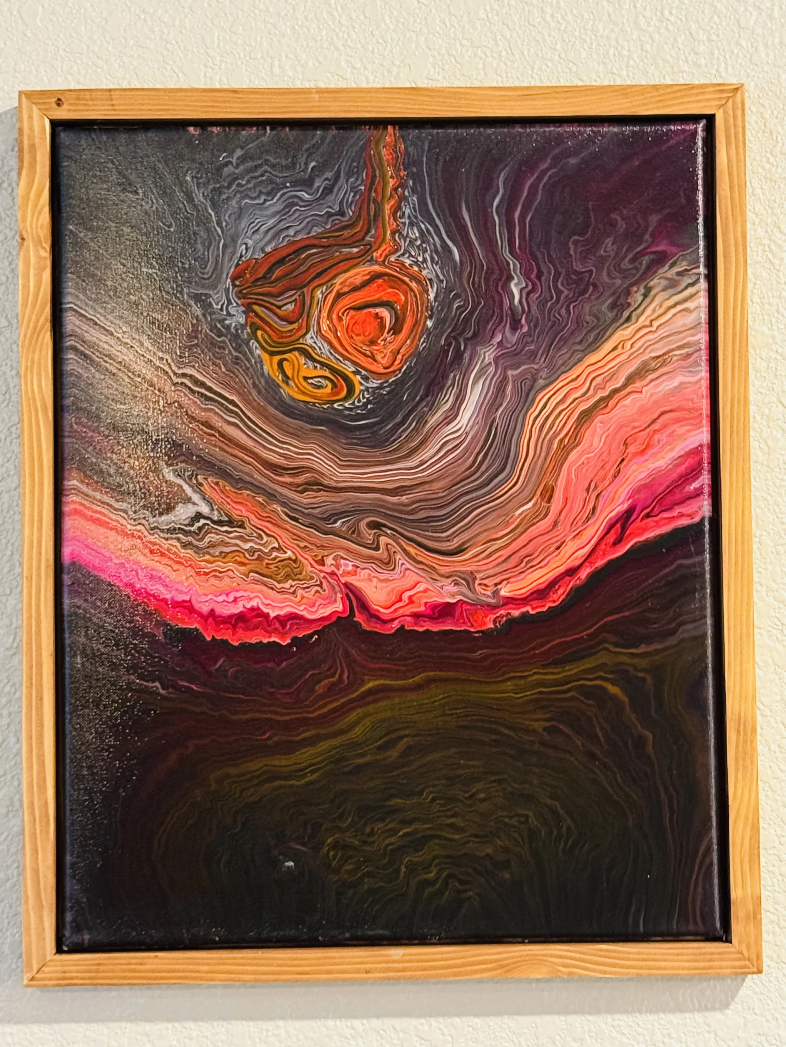 16" x 20" Framed Original Acrylic Artwork
