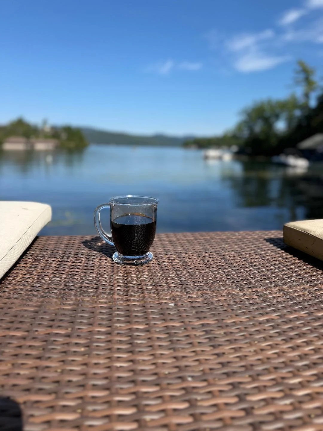 Cup of coffee in a relaxed setting