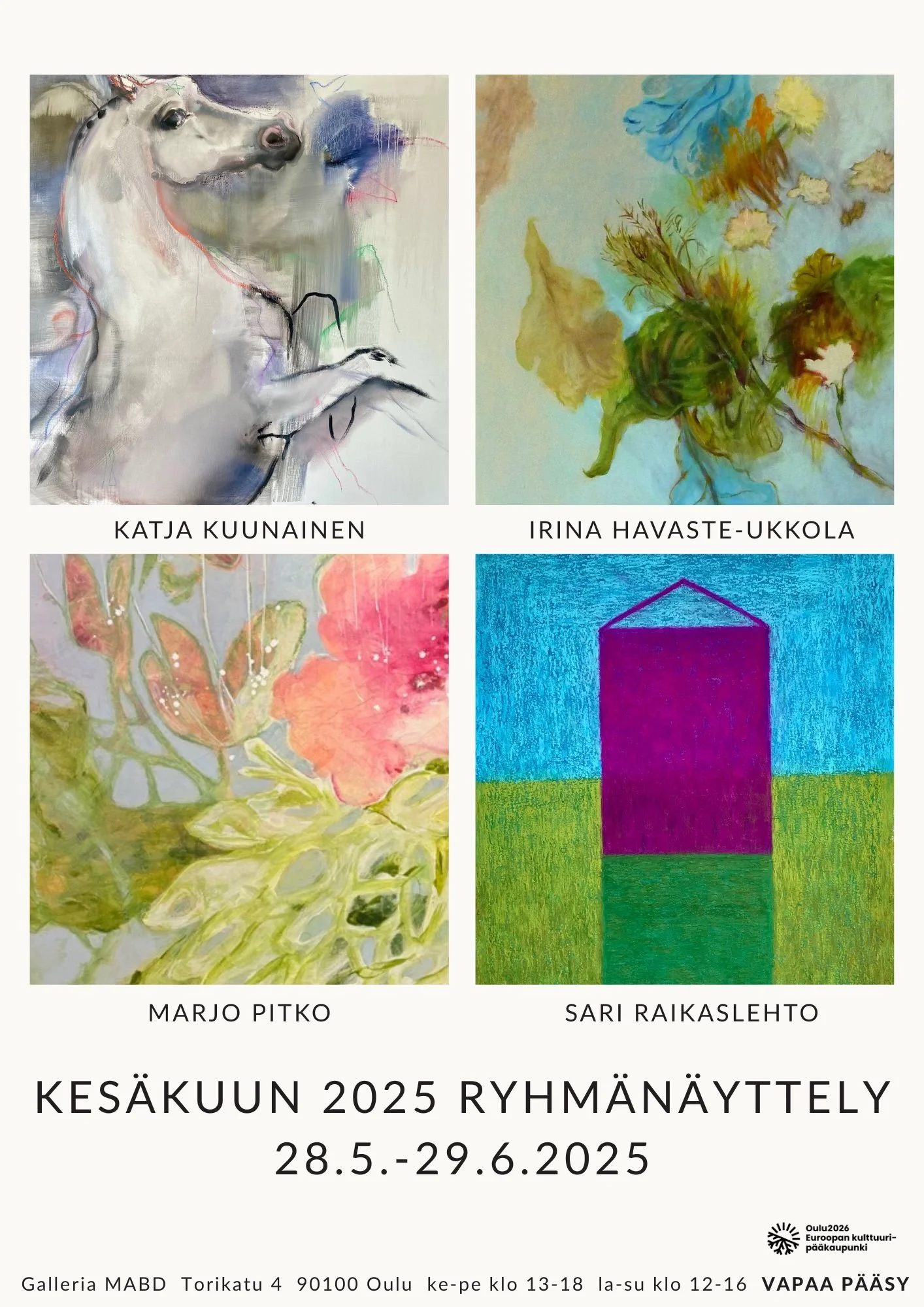 KESÄKUUN RYHMÄNÄYTTELY, 2025