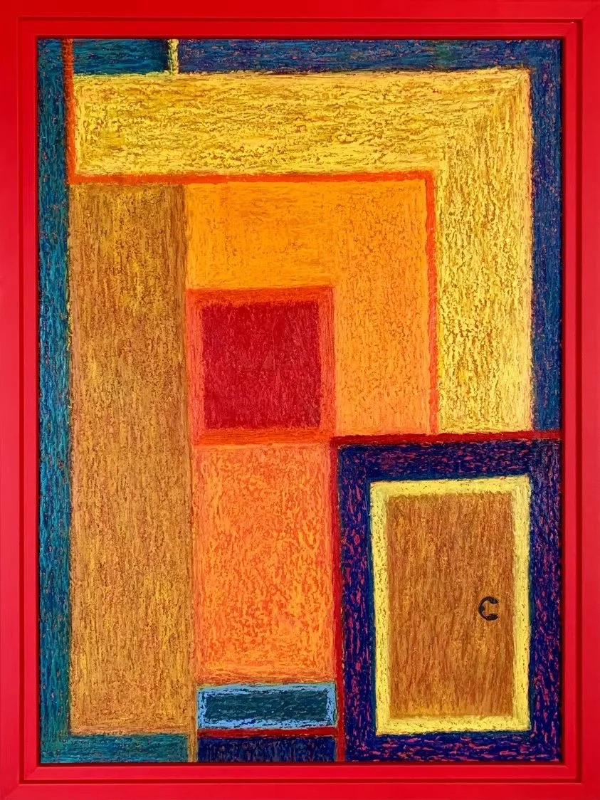 HOME IS WHERE THE HEART IS, 2024
akryyli ja öljypastelli kankaalle, 44,5x60 cm, kehystetty