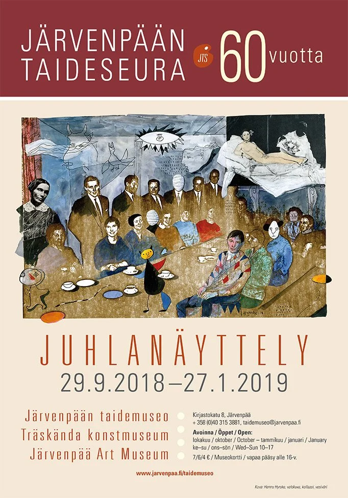 JÄRVENPÄÄN TAIDESEURAN JUHLANÄYTTELY 60 VUOTTA, 2018-19