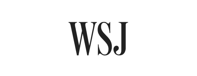 Logo of The Wall Street Journal with initials 'WSJ' in black serif font.