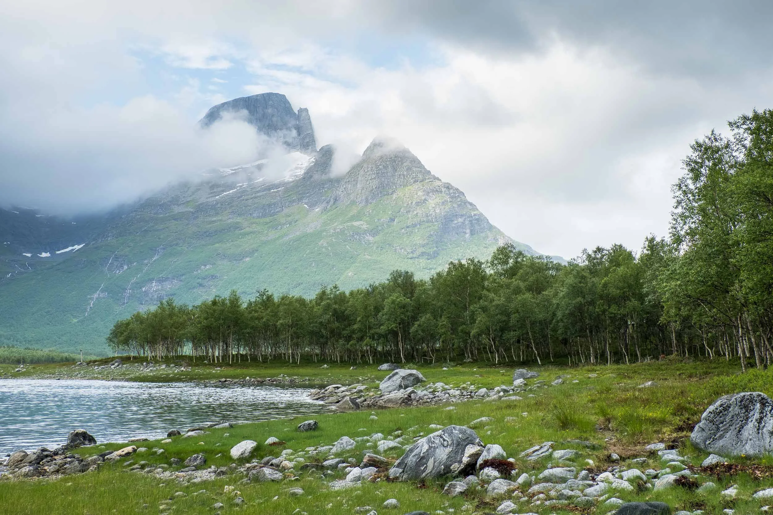 Sjunkhatten sett fra Sjunkfjorden