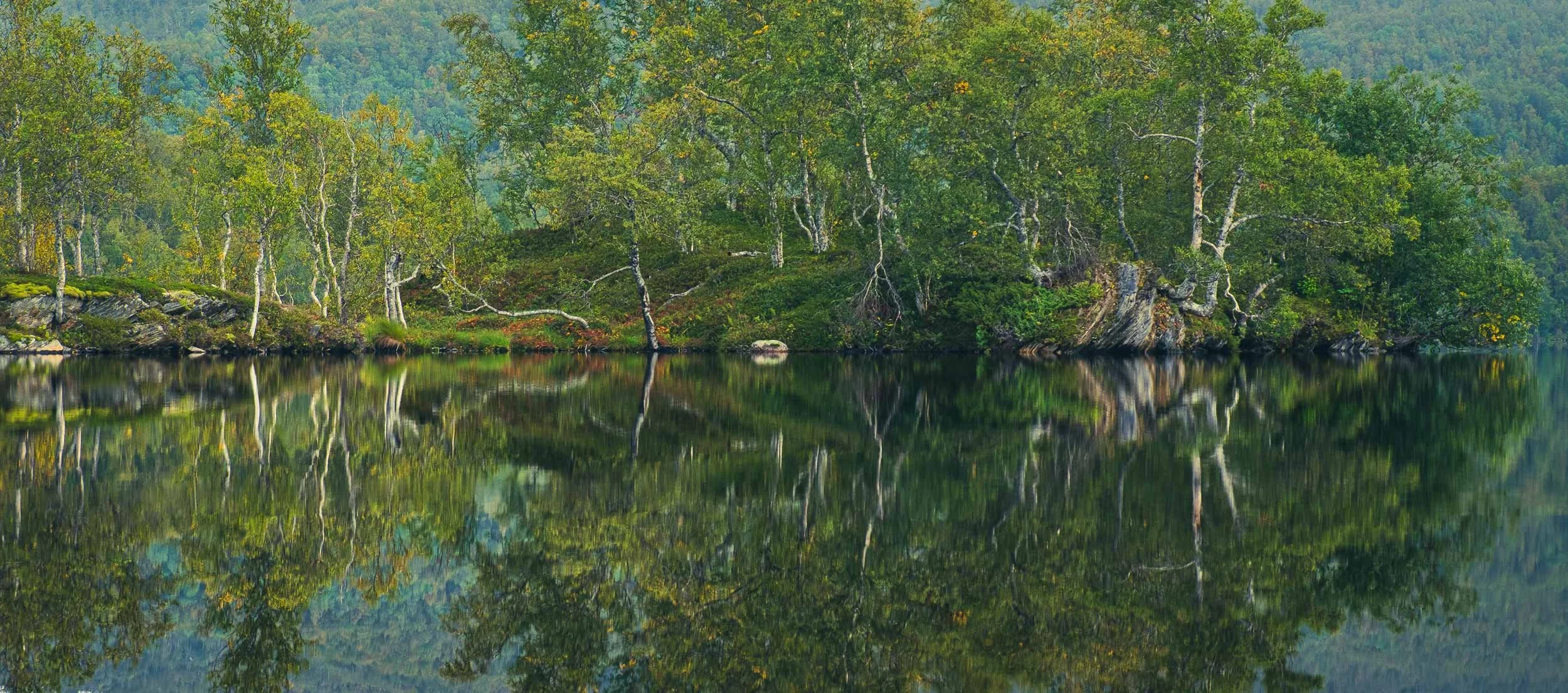 Refleksjoner i Storvatnet