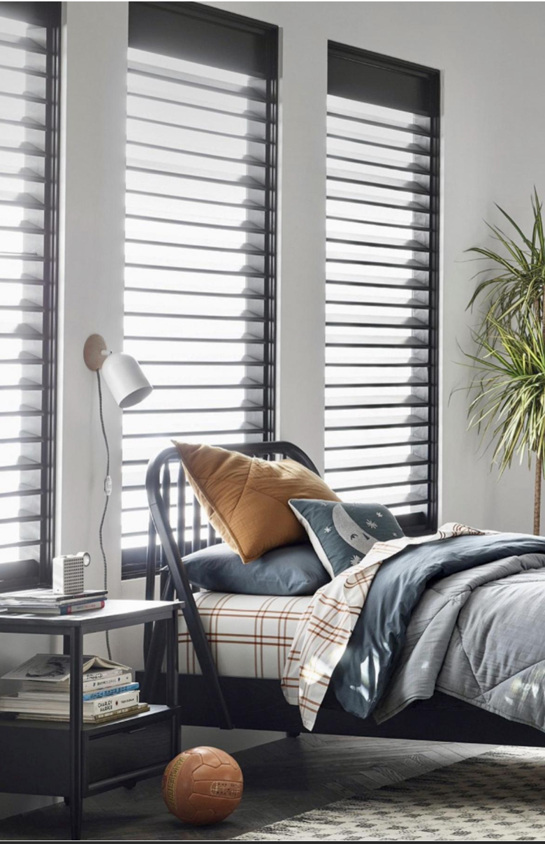 Crate and Barrel - soft goods / bed styling
