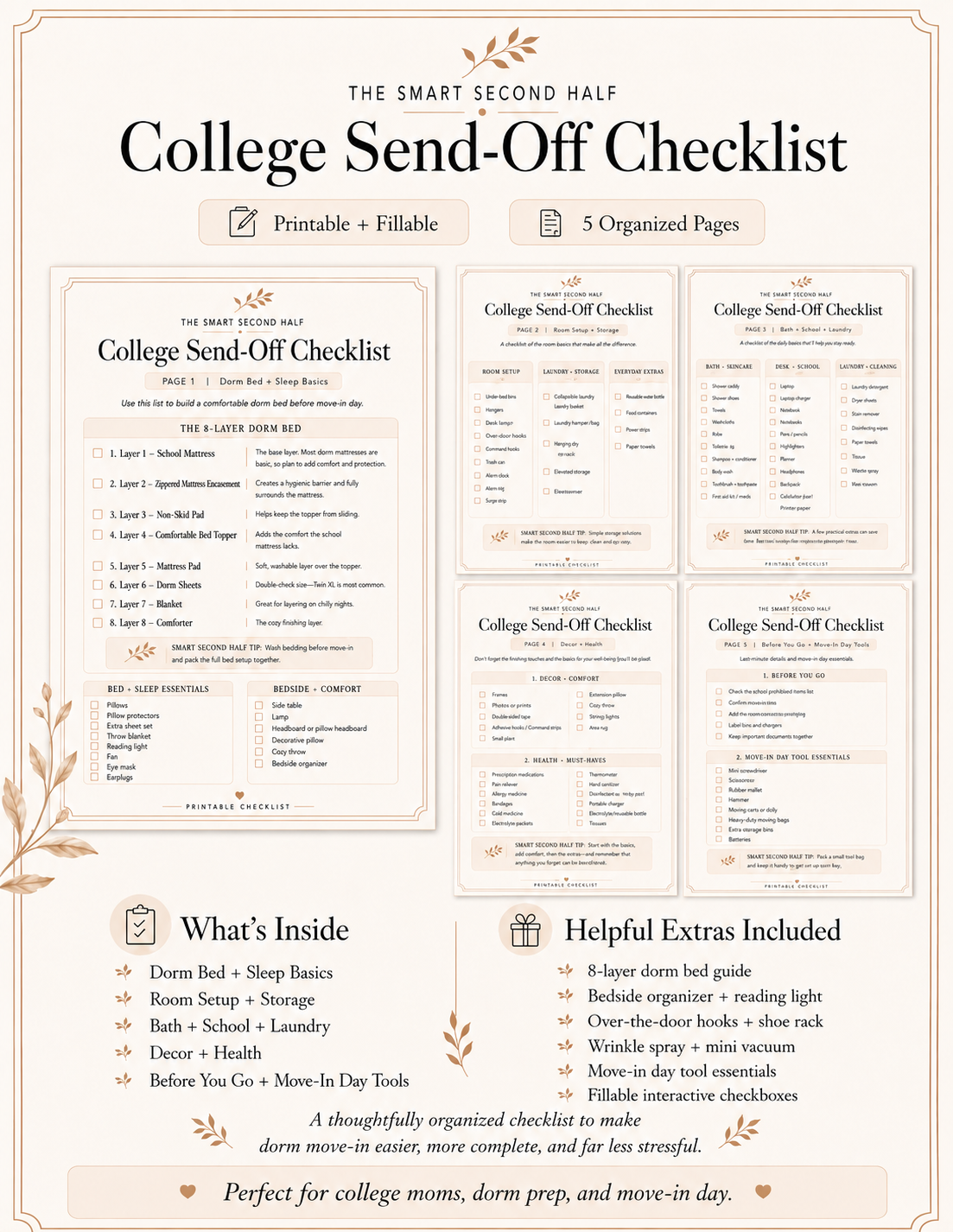 College Packing Checklist