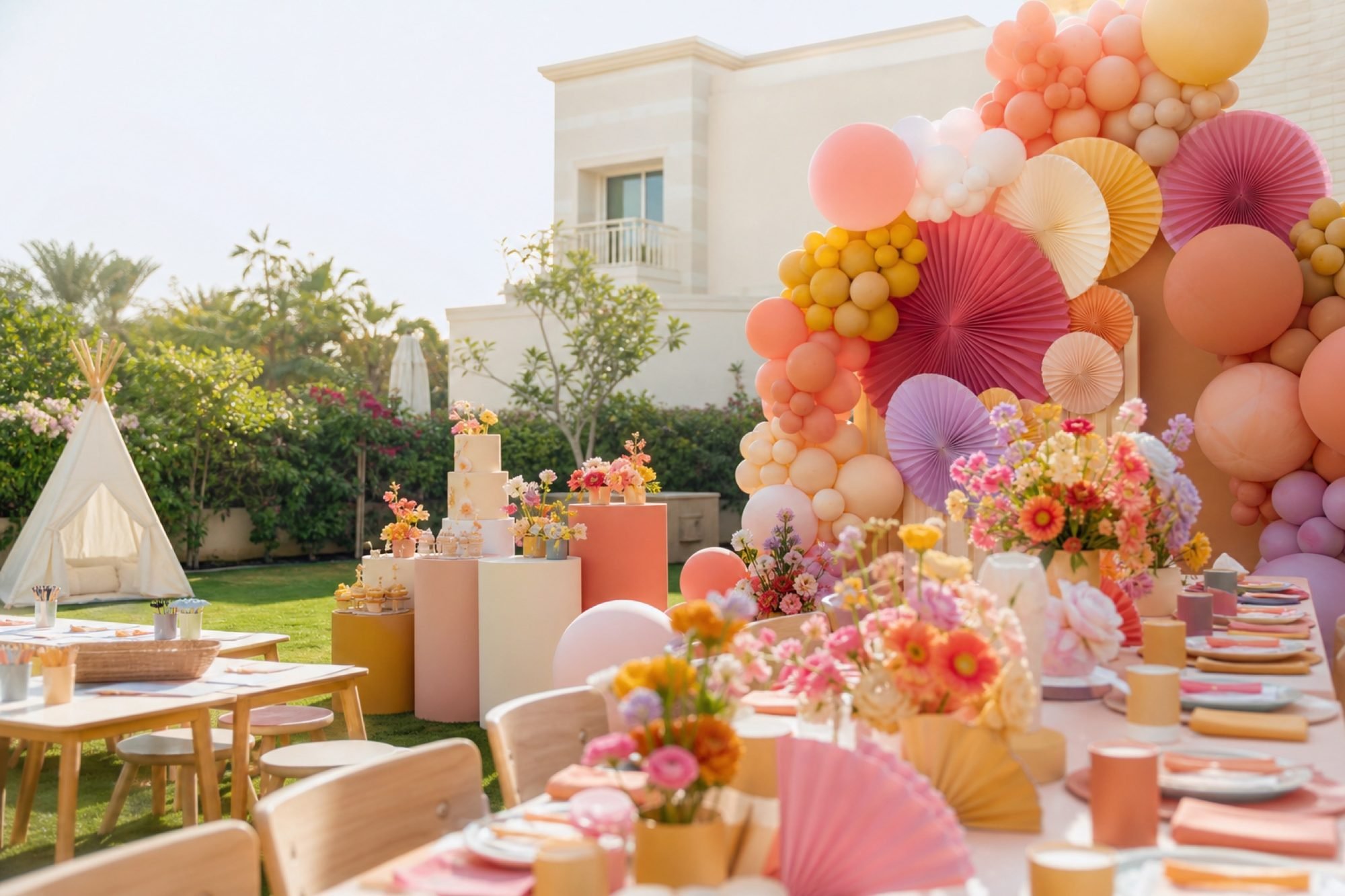 Bespoke children’s birthday party styling in Dubai