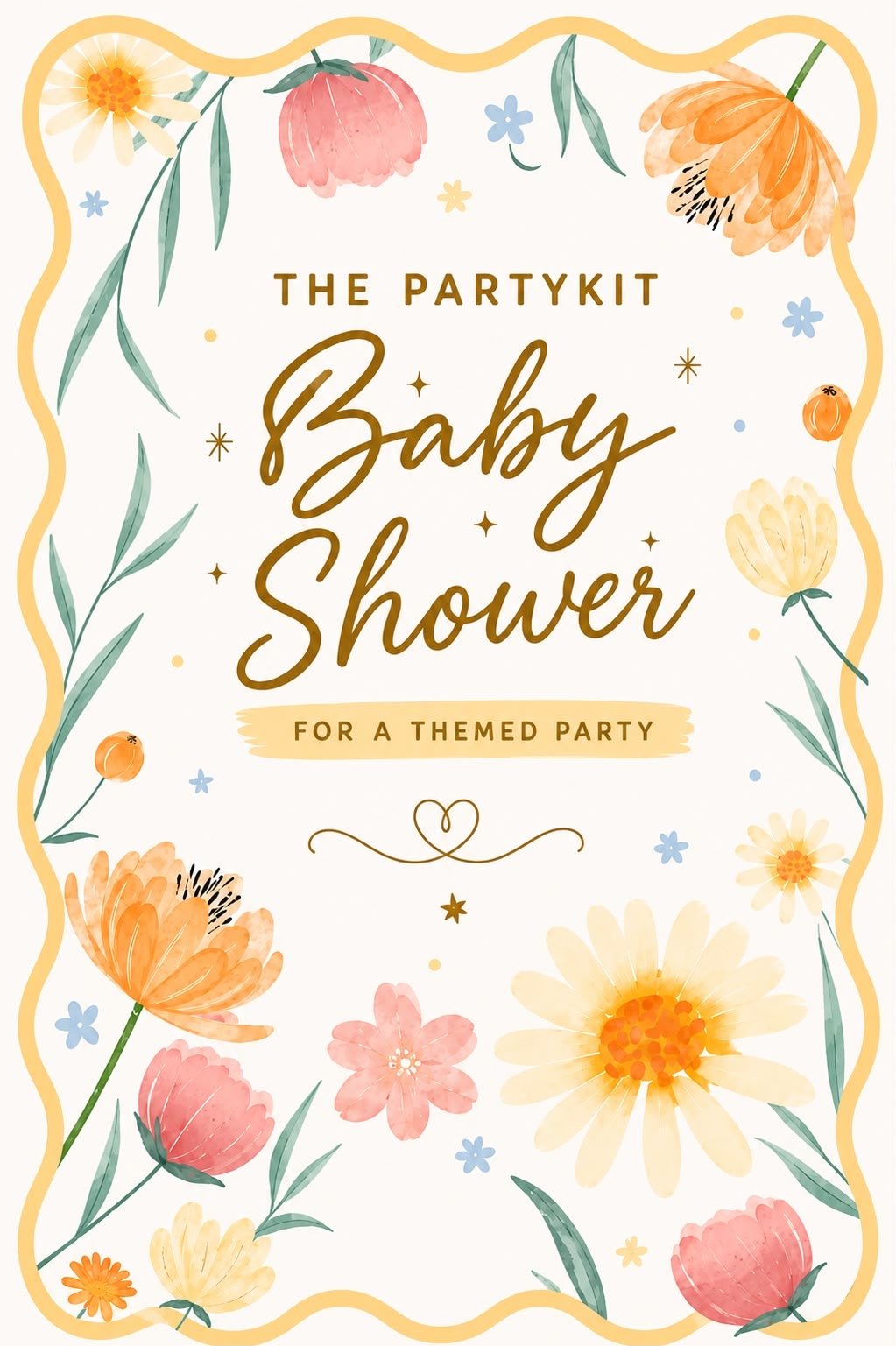 Baby Shower Yellow