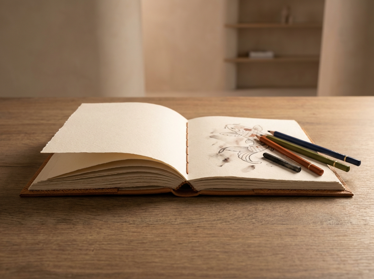 Leather Sketchbook