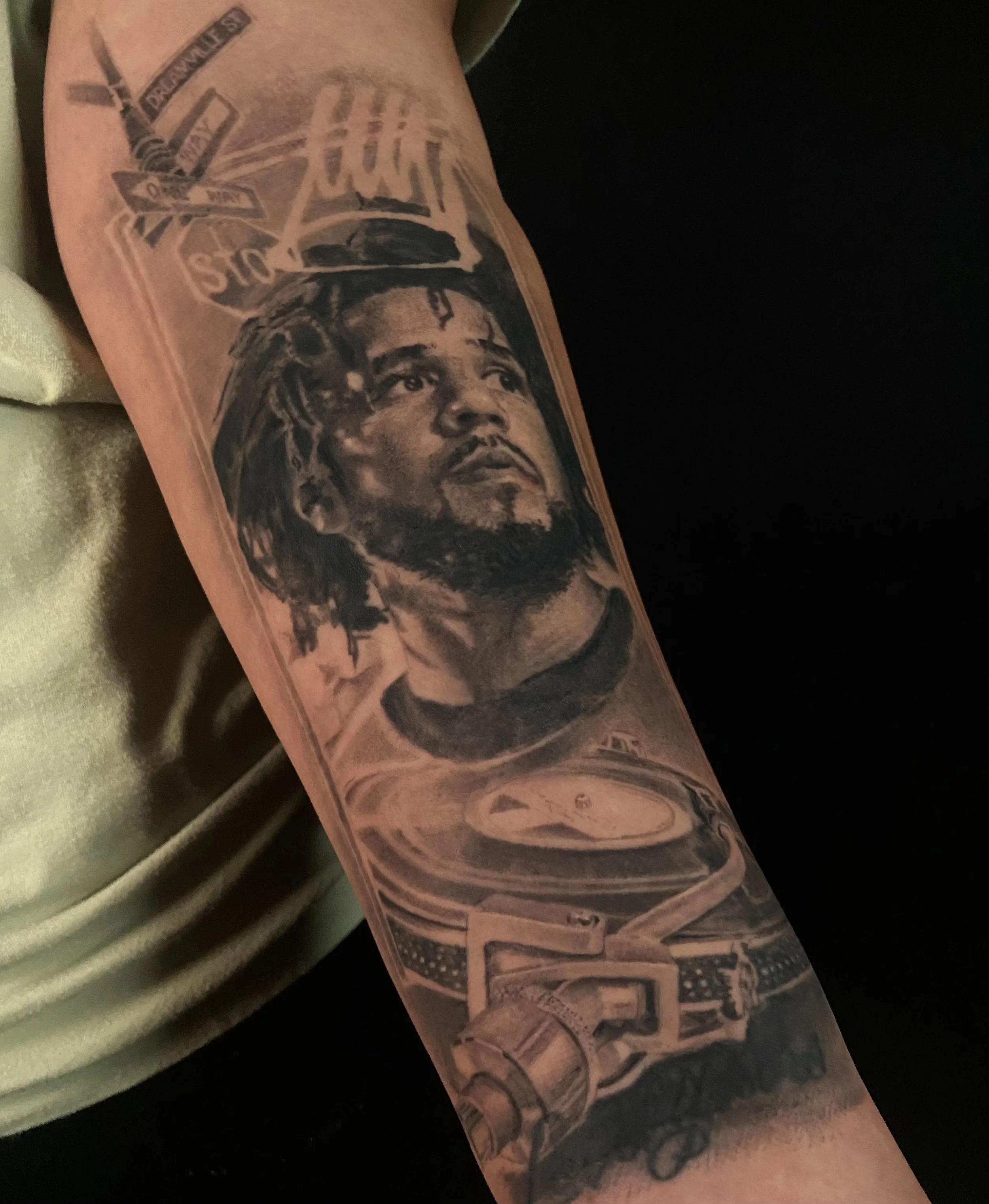 HEALED
J.COLE portrait cover up