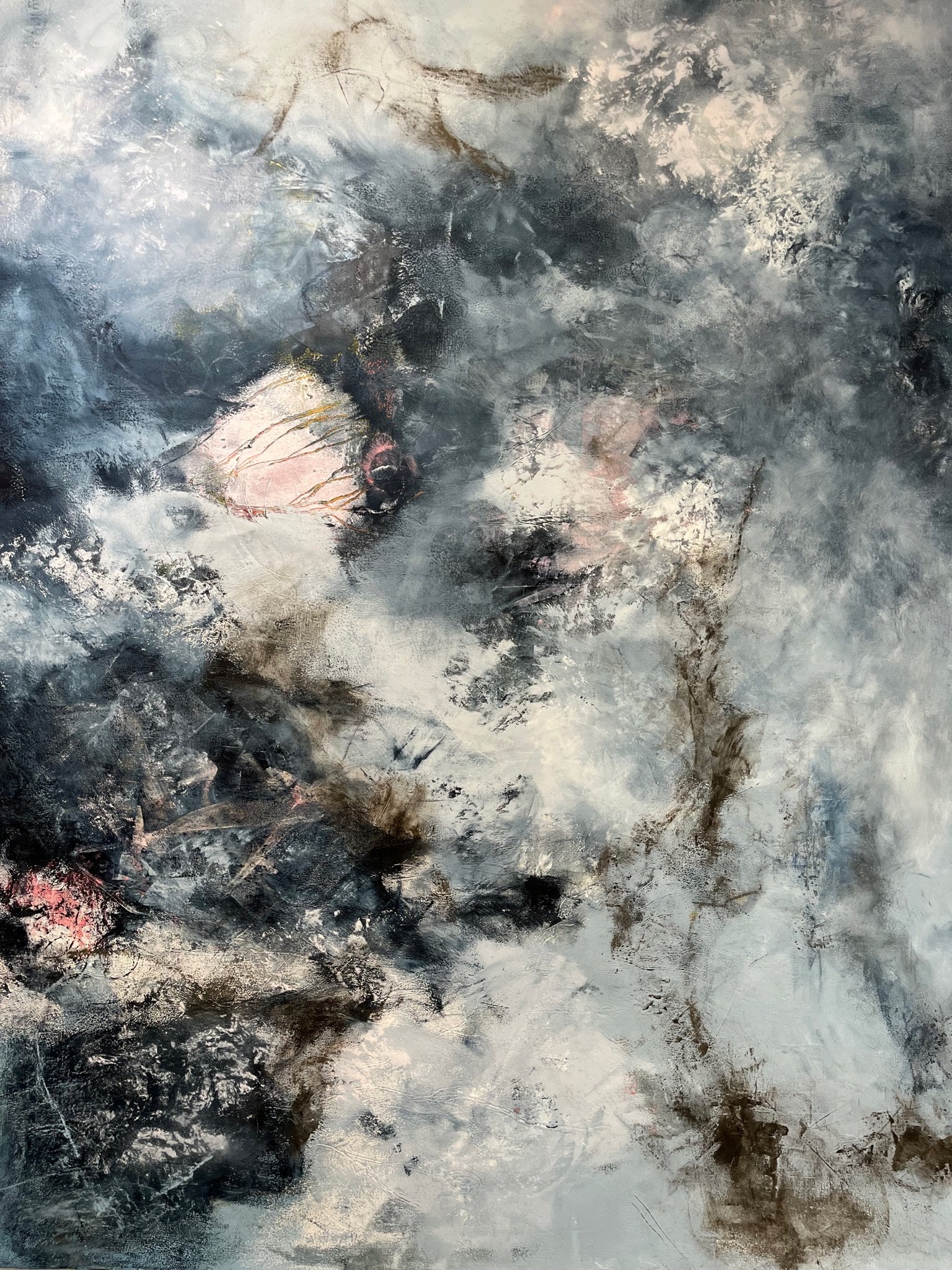  Untitled #15
38” x 46”
oil paint, cold wax, on canvas