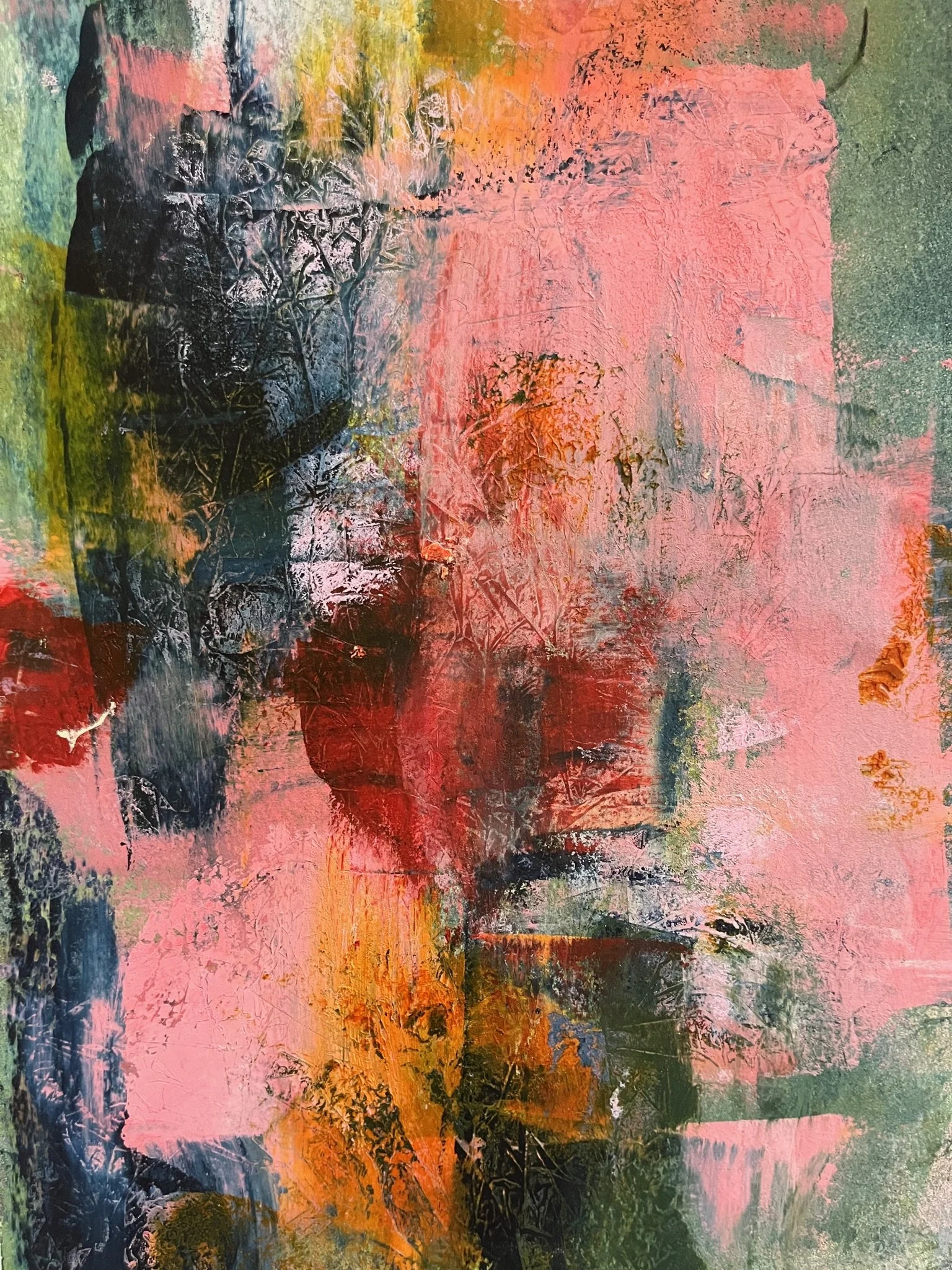 Untitled #6
9”x 12”
oil sticks on Arches paper