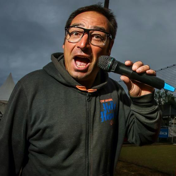 Ludovic Collet, présentateur de La Nuit du Trail.