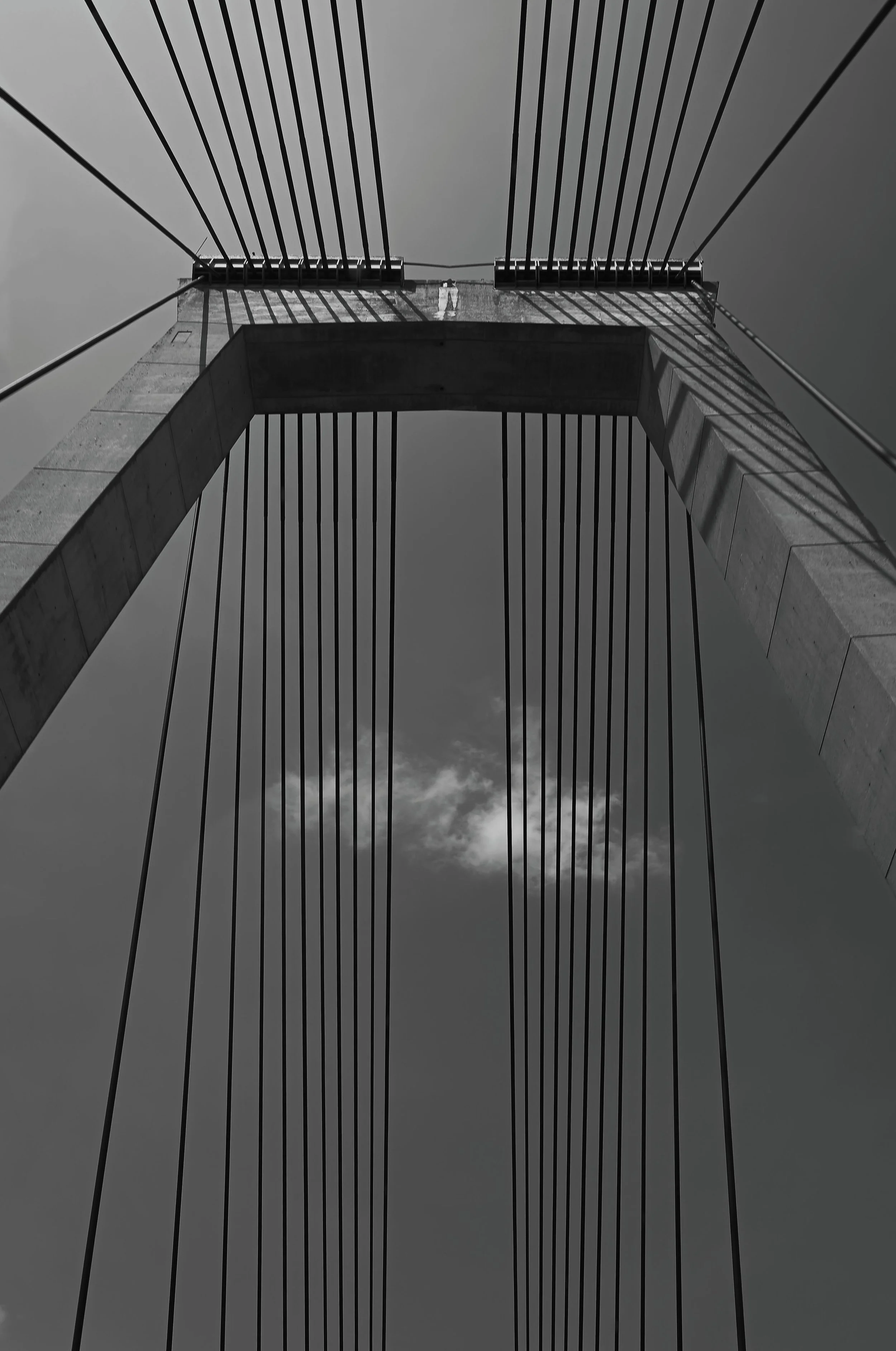 Converging Lines – Cable‑Stayed Bridge, Oudheusden, Noord-Brabant