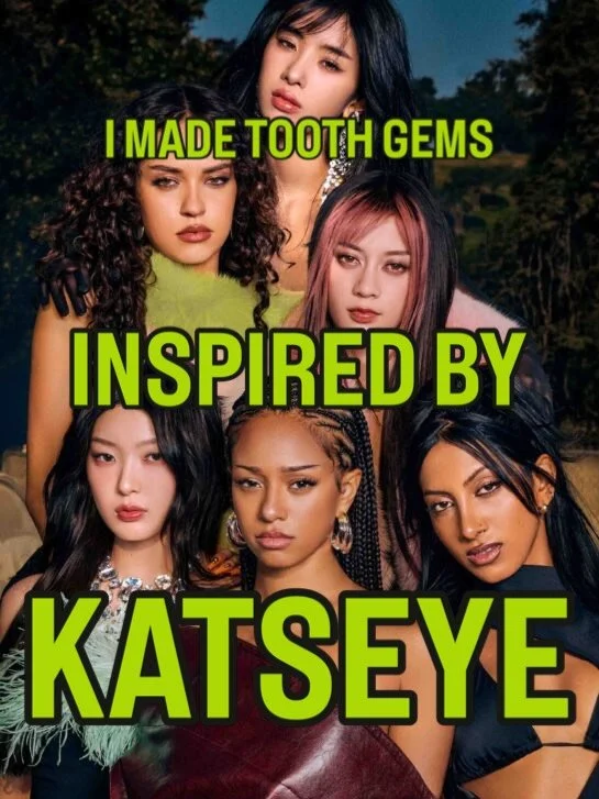 #KATSEYE INSPIRED TOOTH GEM FLASH !!! 

these girls are so c!nt I had to make a flash sheet in their honor, especially with the release of WILD, so I thought long and hard on how to distill their ~essence~ into gems 💎 

which girl&rsquo;s design spe