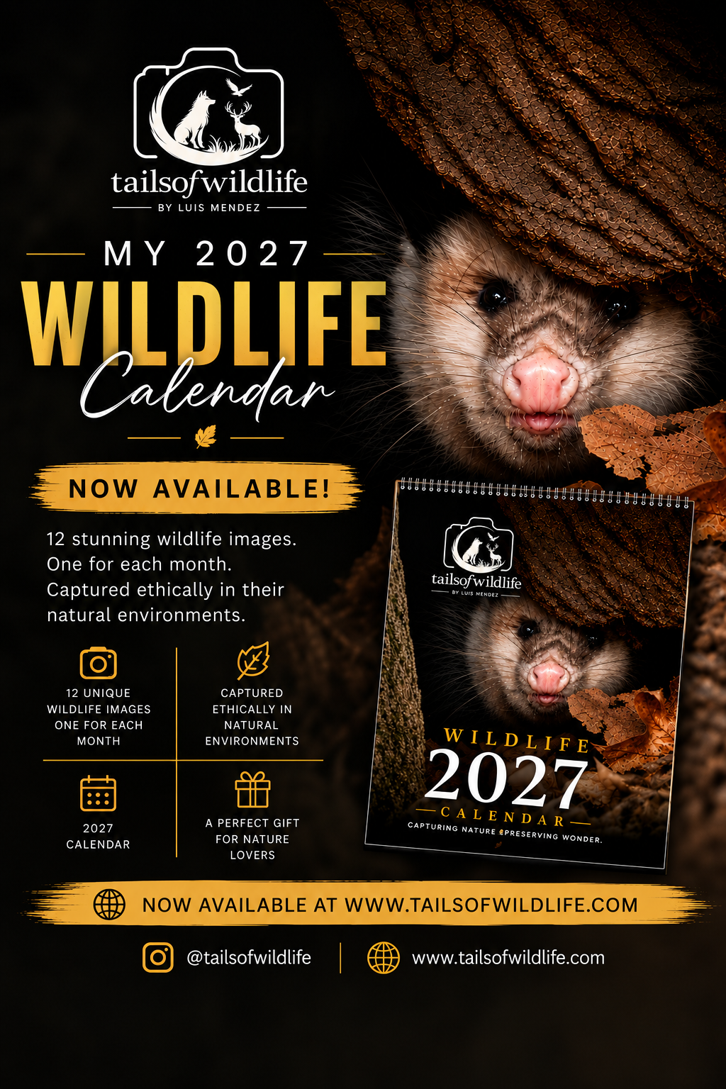 2027 Wildlife Calendar