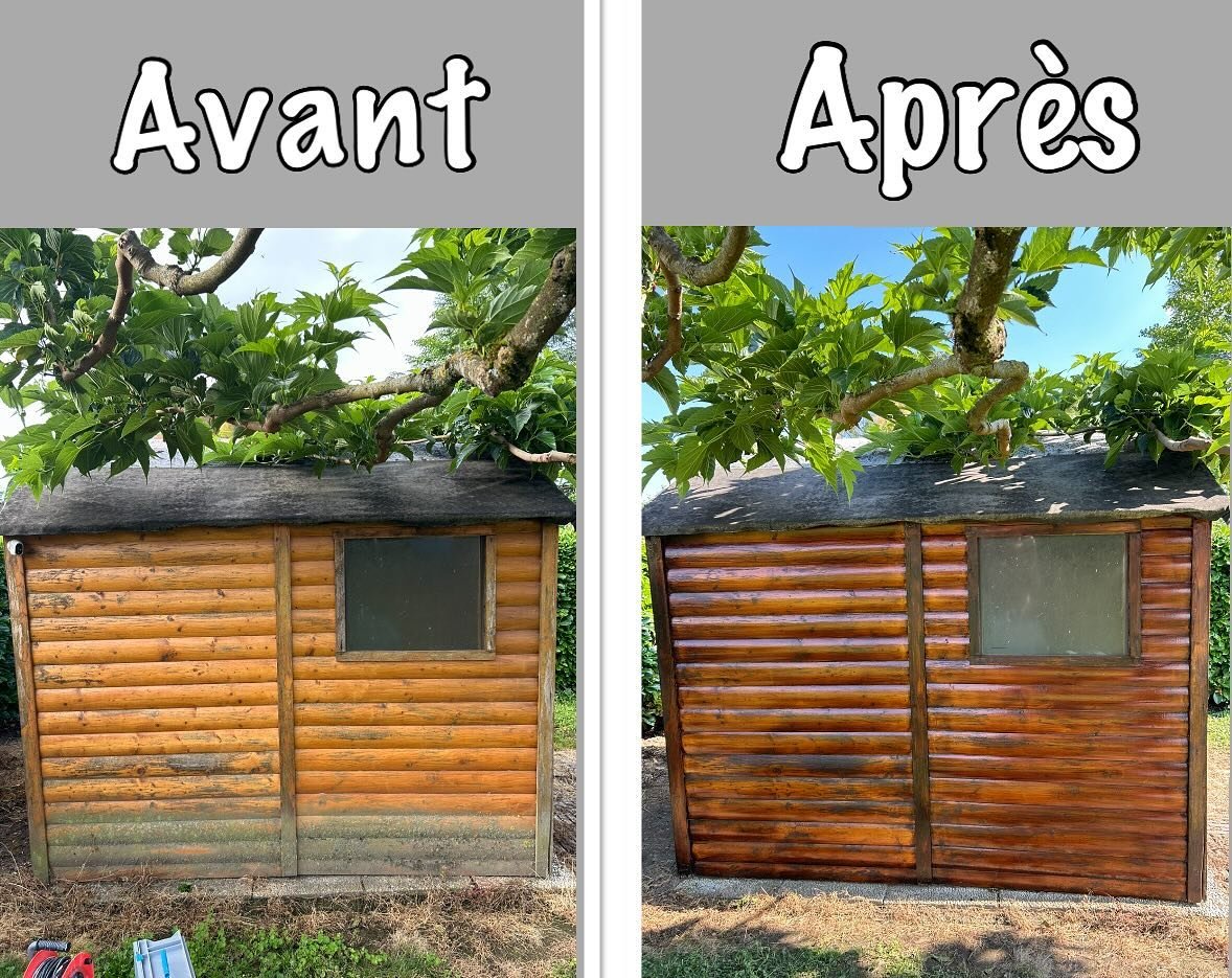 R&eacute;novation d&rsquo;un petit cabanon de jardin.
Disponible pour tous vos travaux de peinture dans la r&eacute;gion de la broye et alentours