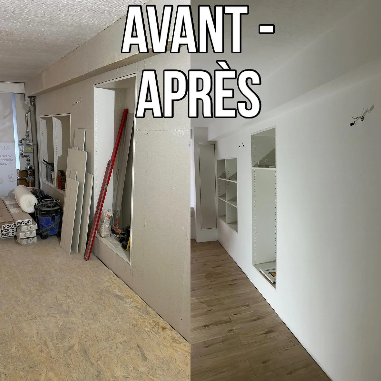 Lissage de sur mur en Fermacell suivi d&rsquo;une peinture lisse, Dispersion sur murs, peinture sur plafond, application d&rsquo;&eacute;mail sur boiseries, application d&rsquo;&eacute;mail sur mur en bois