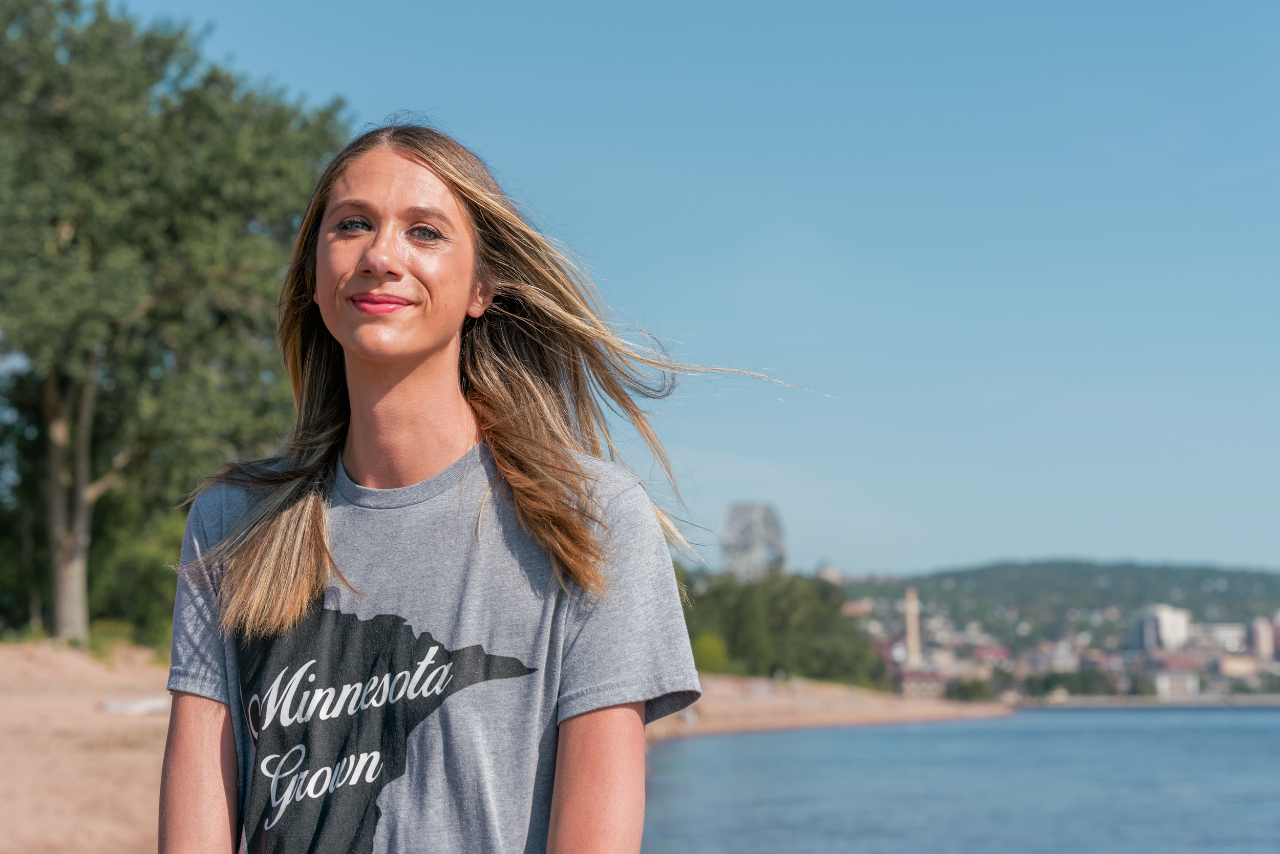 Savanna Trapp smiling in Duluth MN, founder of eco-friendly cleaning service