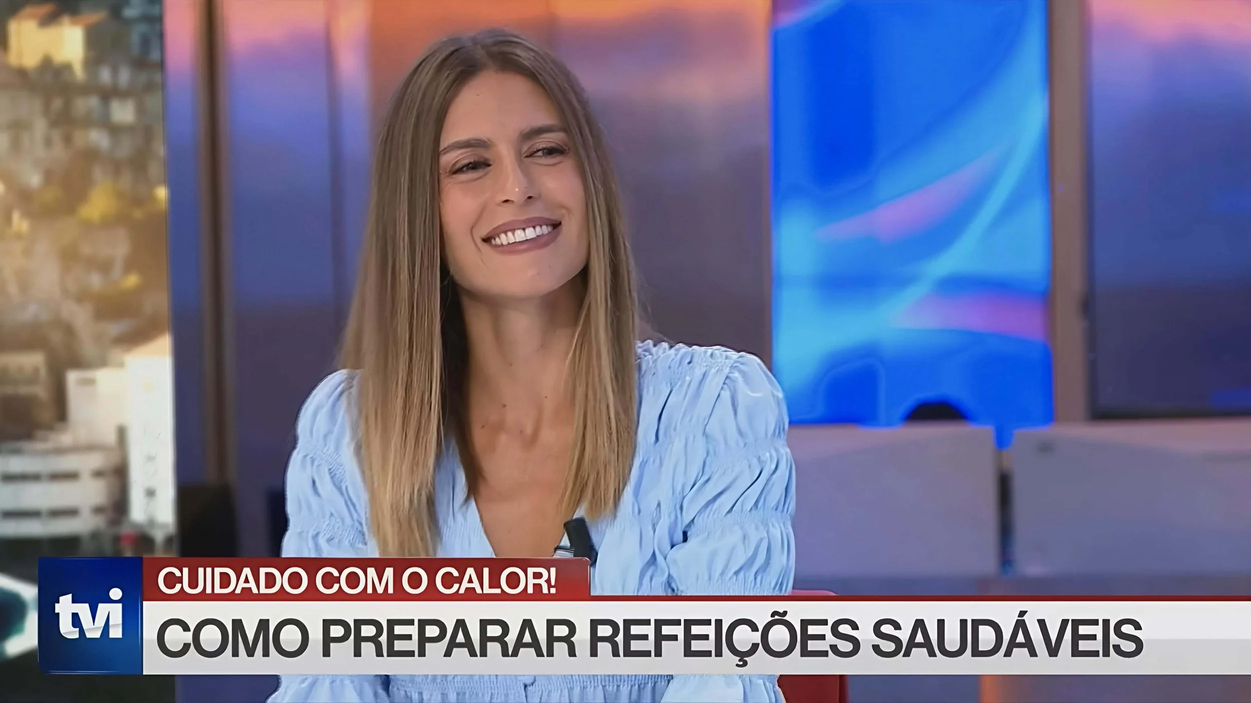 A nutricionista Margarida Caria esteve presente no Diário da Manhã da TVI com o jornalista Pedro Carvalhas, a falar sobre refeições saudáveis e os cuidados a ter com a alimentação e hidratação na onda de calor