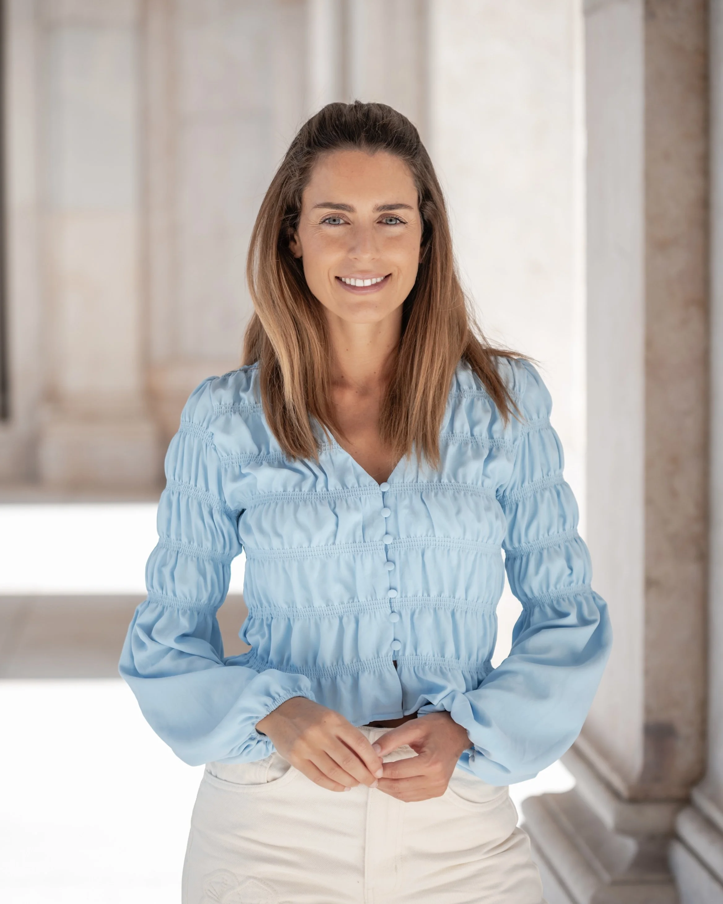 Fotografia de perfil principal da homepage do website da nutricionista Margarida Caria