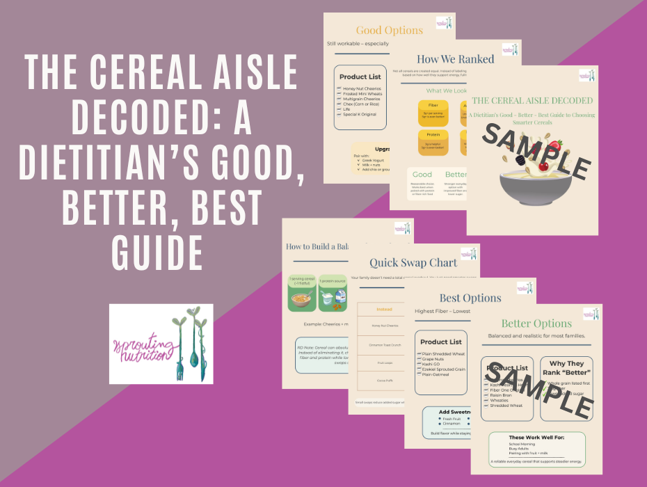 Cereal, Simplified: Good, Better, Best