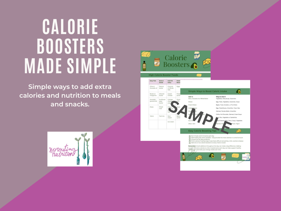 Calorie Boosters Made Simple
