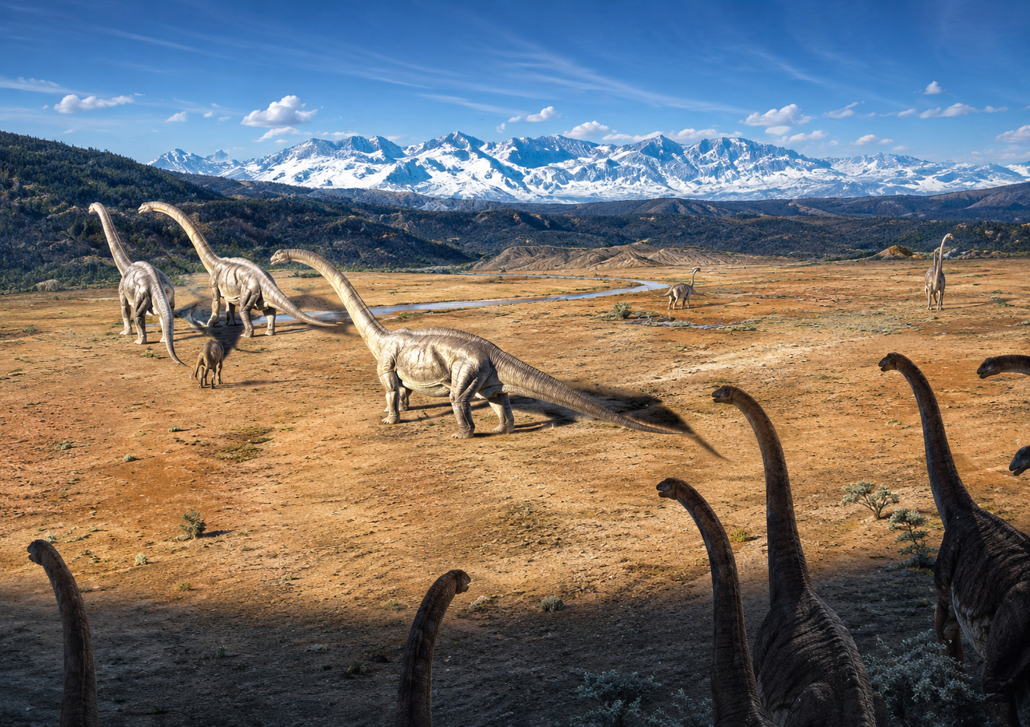 Reign of Giants · 1987 — Gary Kulesha
Visual imagery from photography at the Royal Tyrrell Museum and Dinosaur Provincial Park, Alberta.