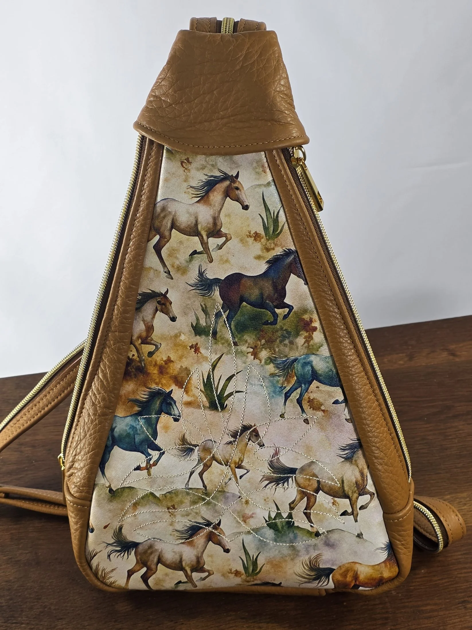 Kerry Sling Bag with Horse Panel
