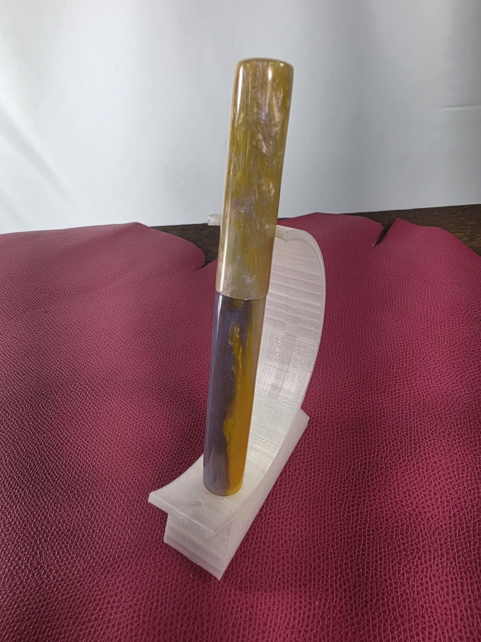 Bespoke Yellow and BLue Fountain Pen