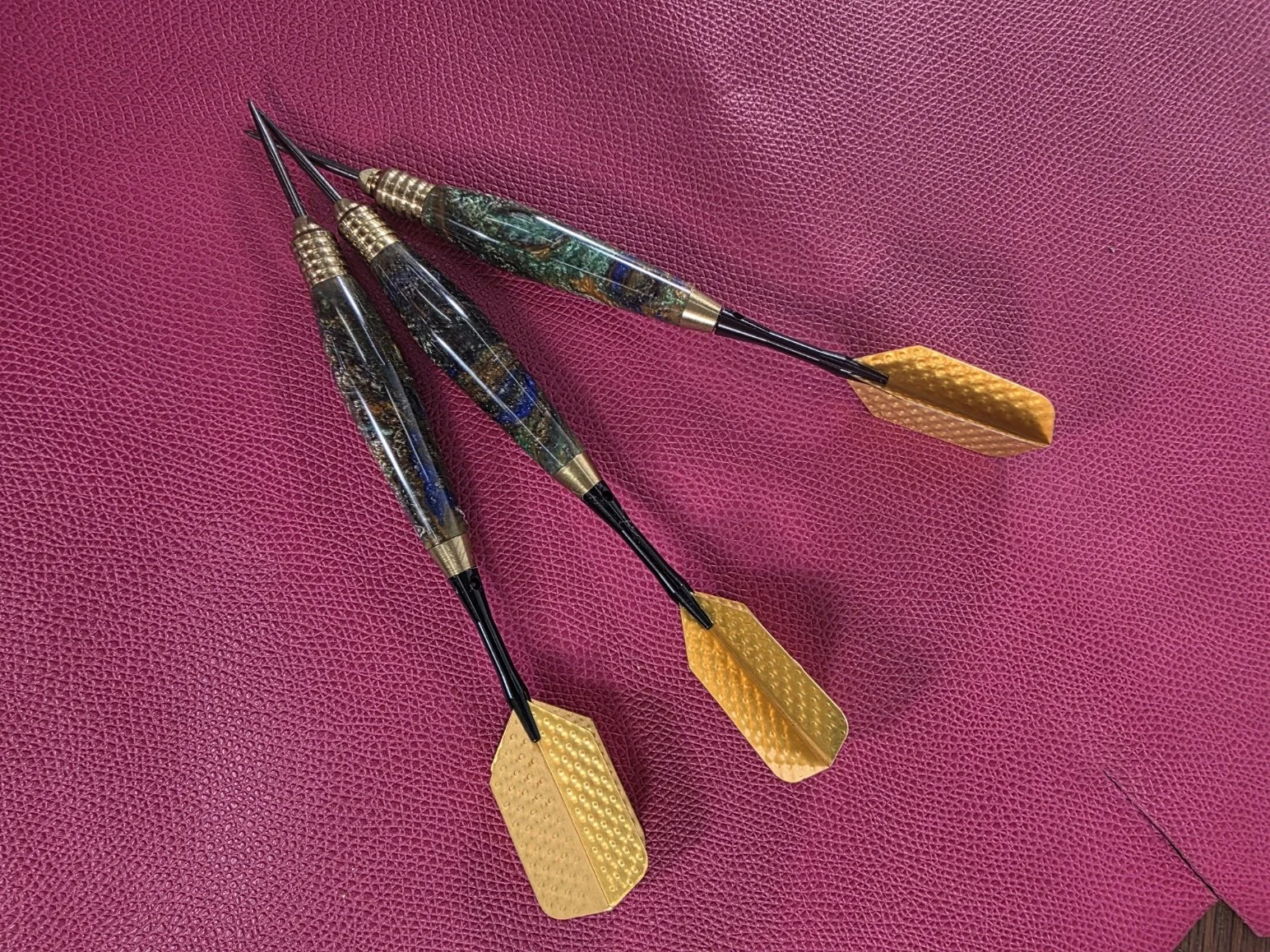 Resin weighted darts