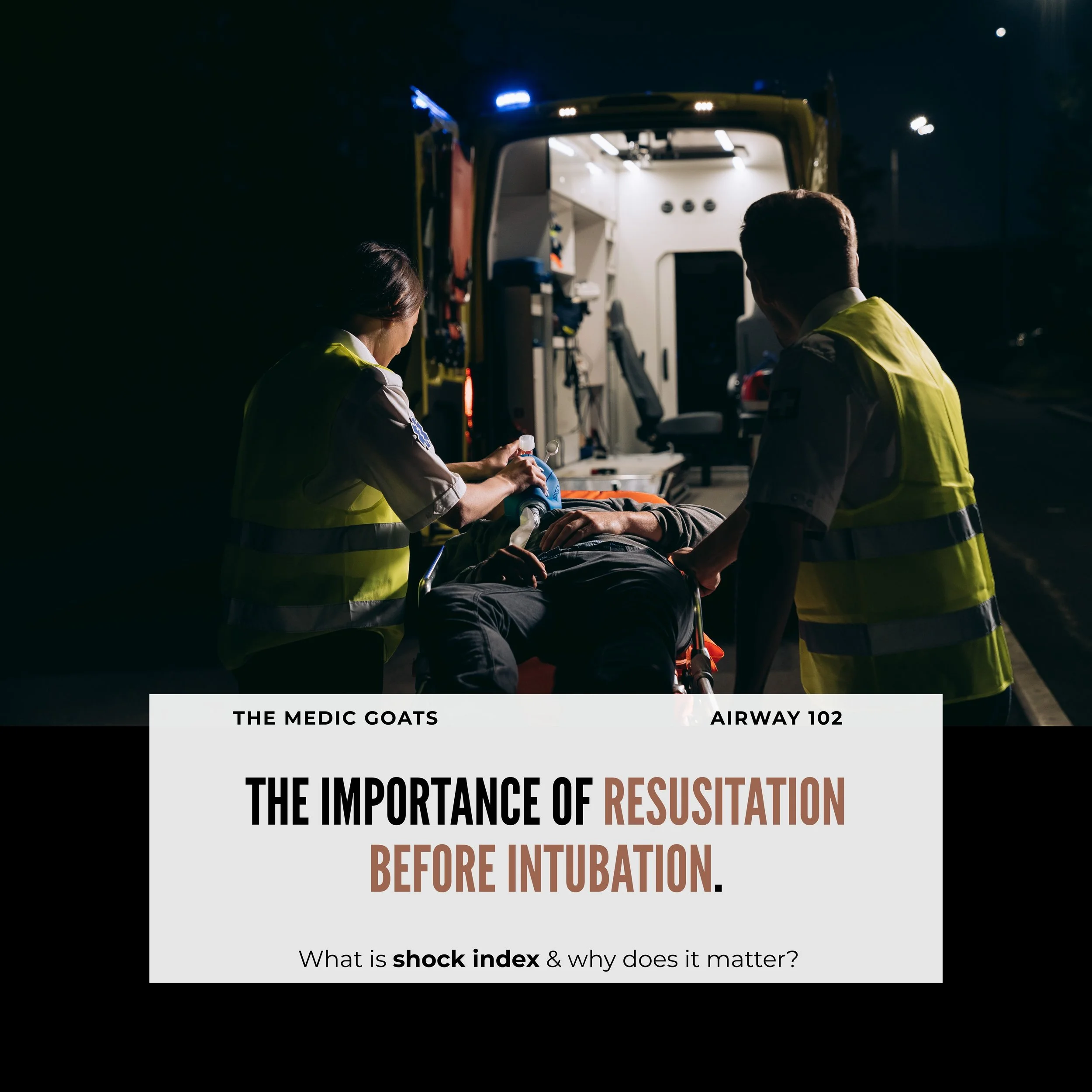 Resuscitate Before You Intubate: Preventing Peri-Intubation Hypotension