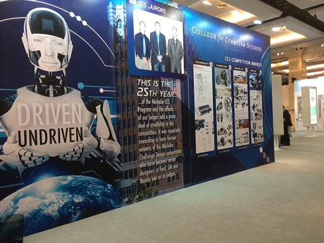 Michelin — College for Creative Studies exhibit graphics.
