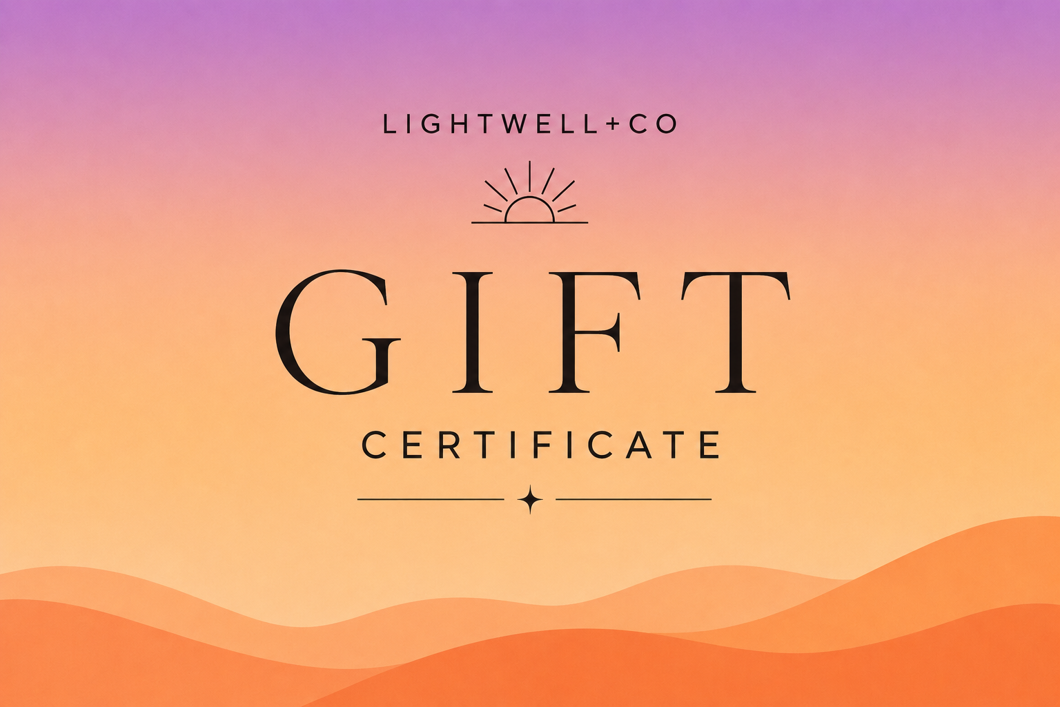 Lightwell+Co Gift Certificate