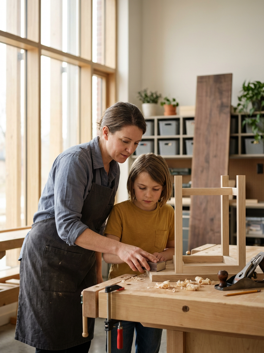 Kids Woodworking Class