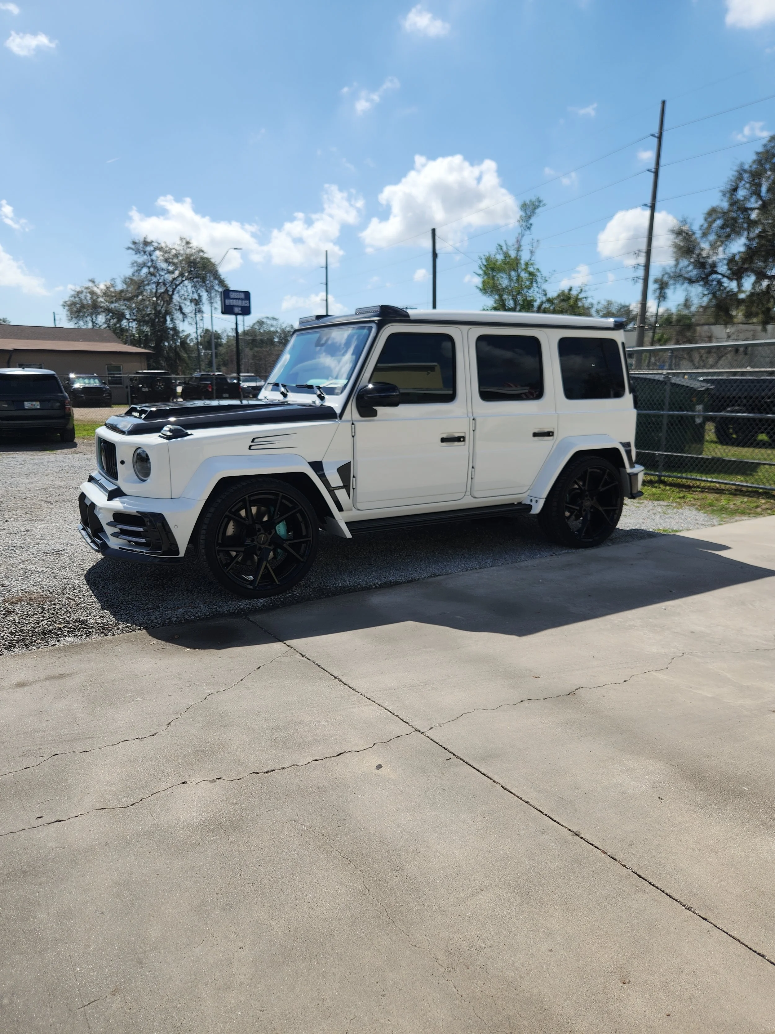 Mansory G-Wagon customization Tarpon Springs

Ultra-luxury Mercedes G-Wagon body and wheel styling Tampa Bay

High-end Mansory vehicle service Florida

Specialized powder coating and styling for Mansory wheels

Exotic SUV custom body styling and rest