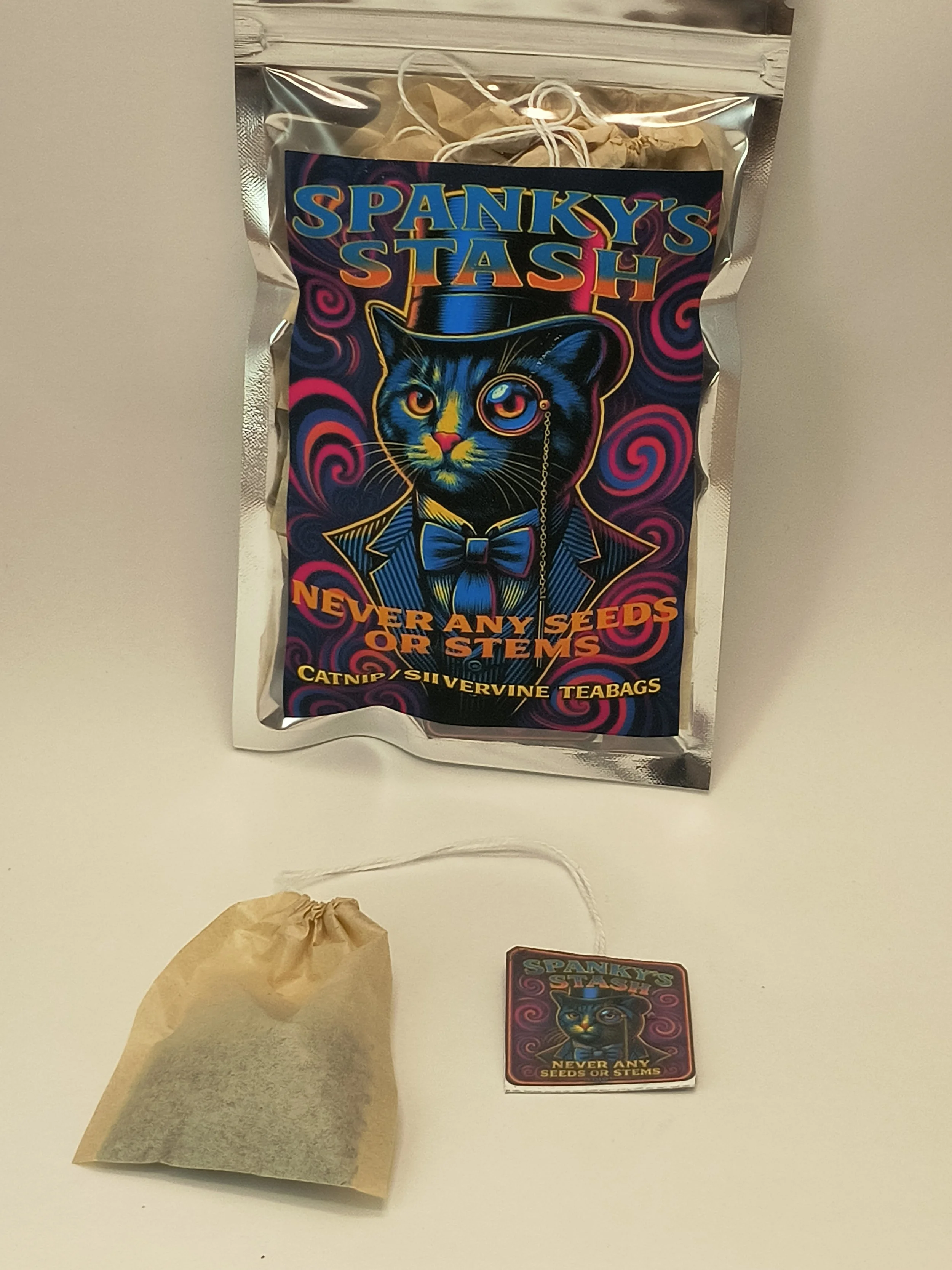 Catnip/Silvervine blend Teabags 6pk