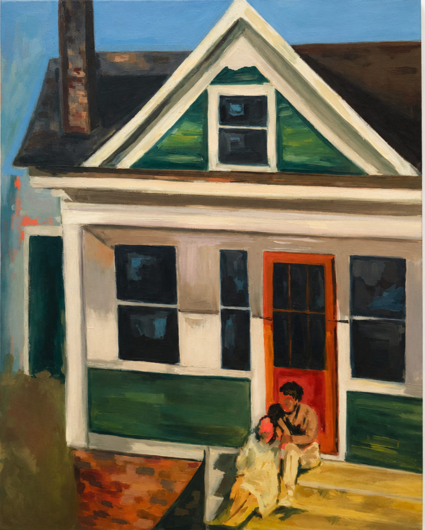 Front door. Oil on canvas. 2026.