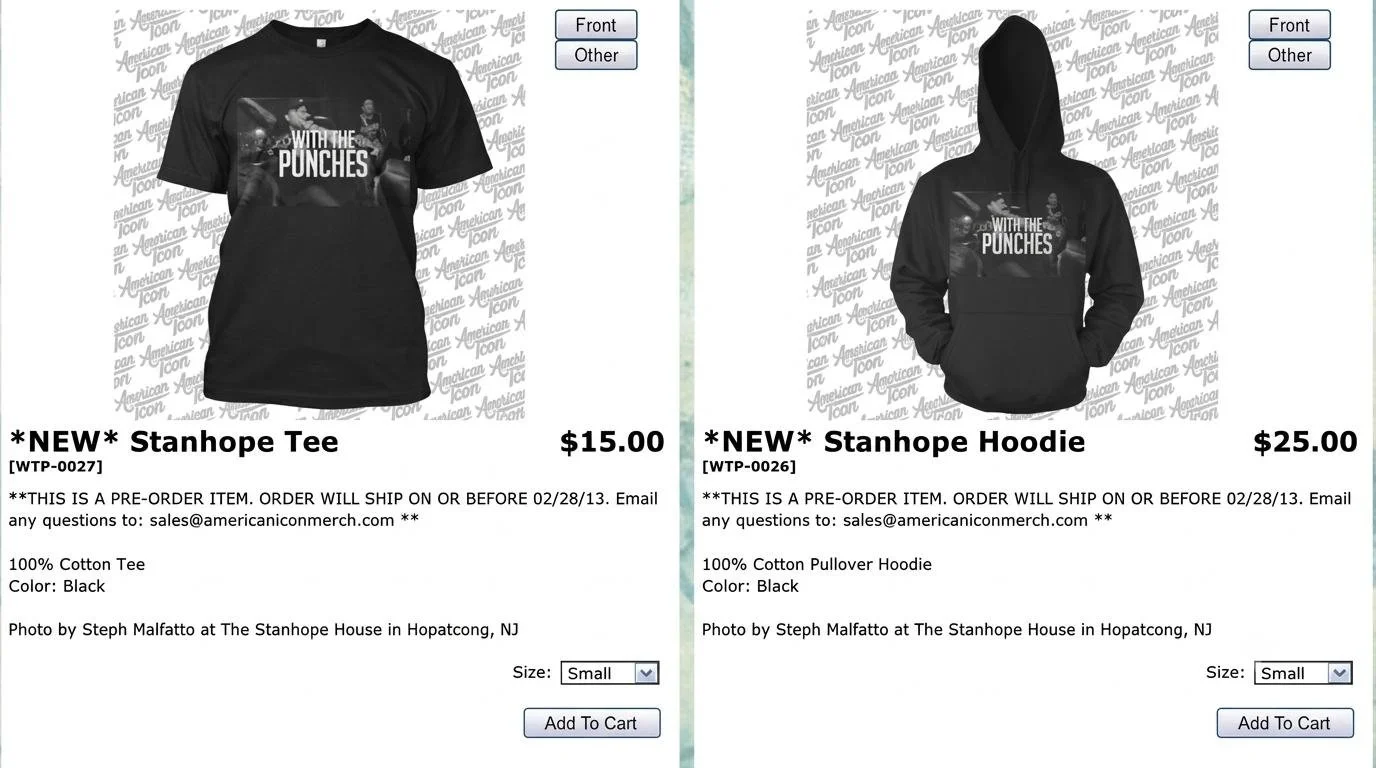 With The Punches Shirts & Hoodies