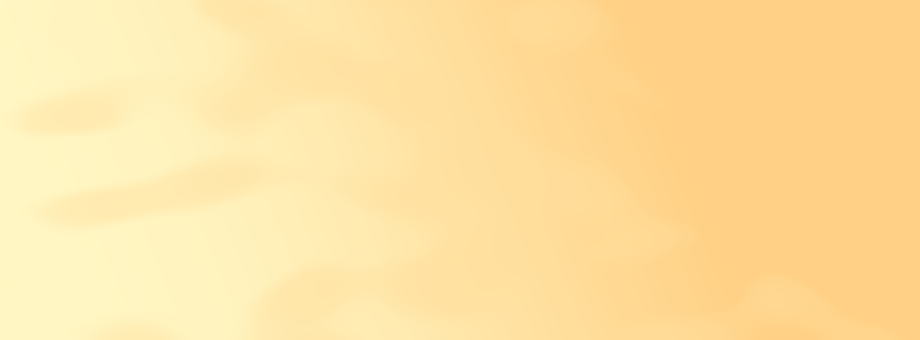 Blurred background with warm gradient colors, including yellow, orange, and peach tones.