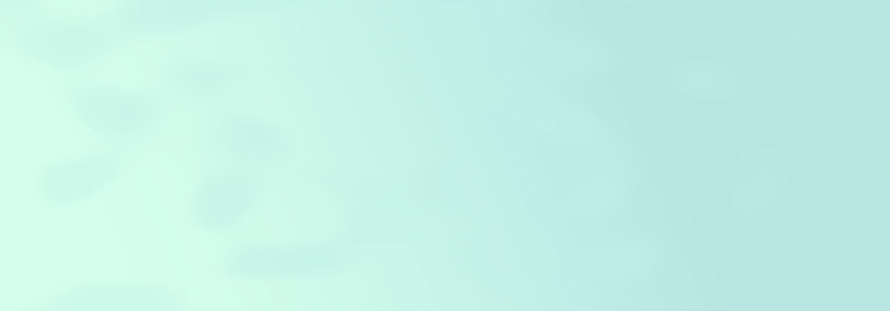 Light blue gradient background with some abstract, blurred shapes.