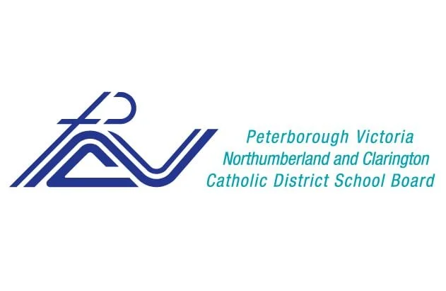 Logo for Peterborough Victoria Northumberland and Clarington Catholic District School Board.