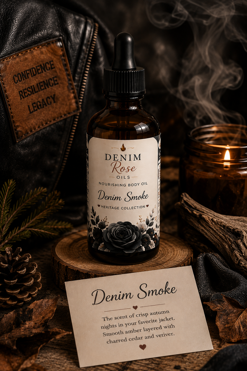 Denim Smoke Nourishing Body Oil