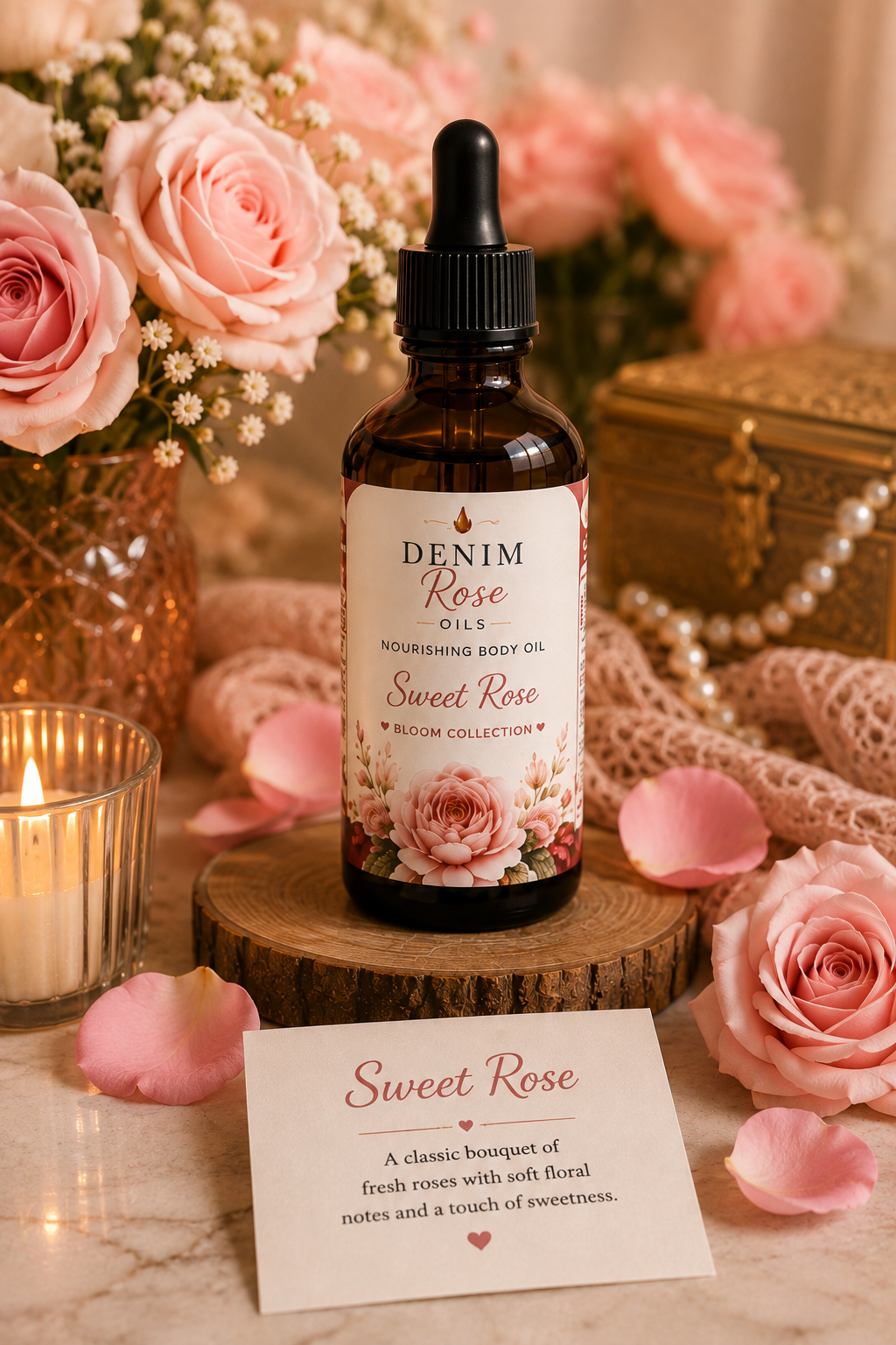 Sweet Rose Nourishing Body Oil
