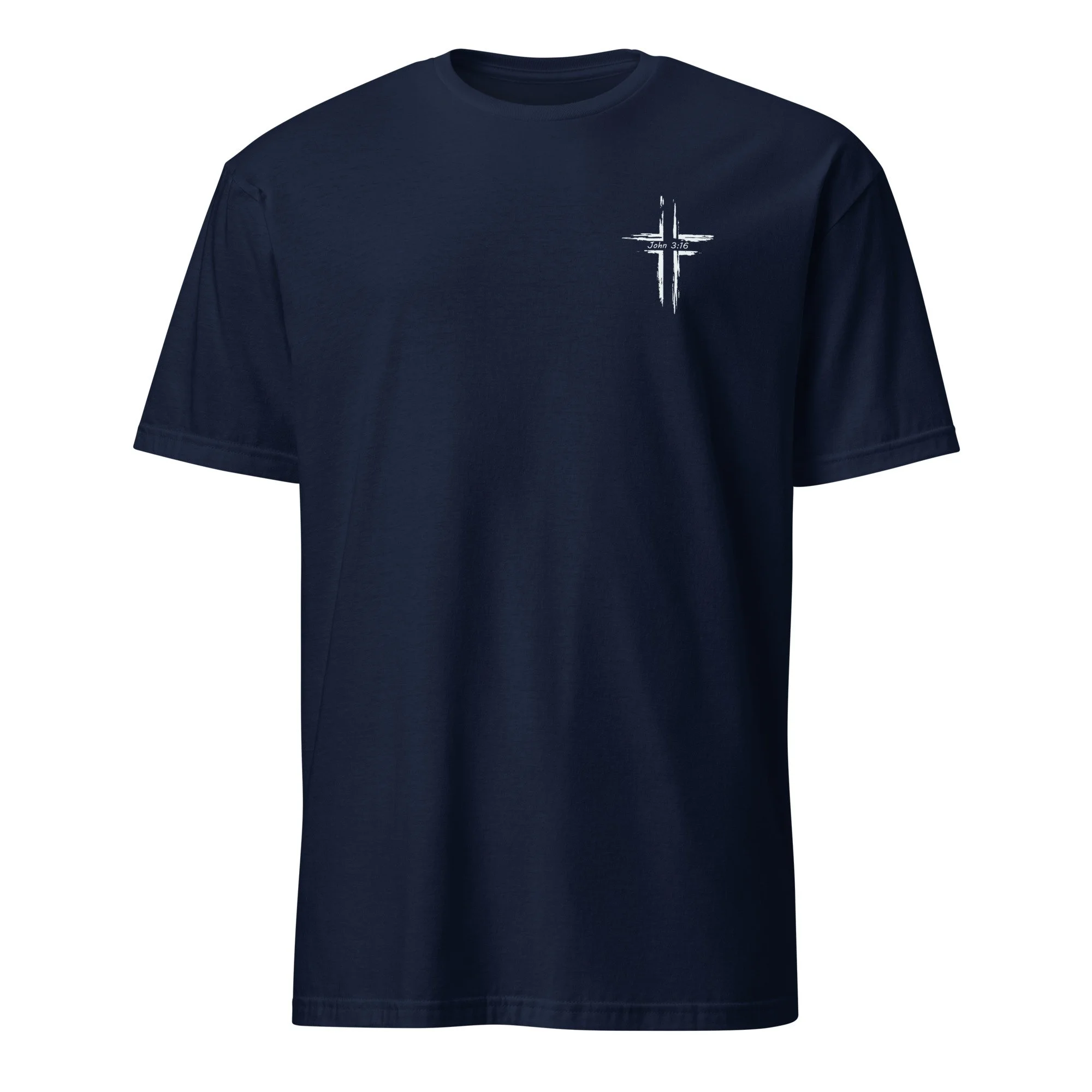 Paul's Gym Christian shirt in navy, front view