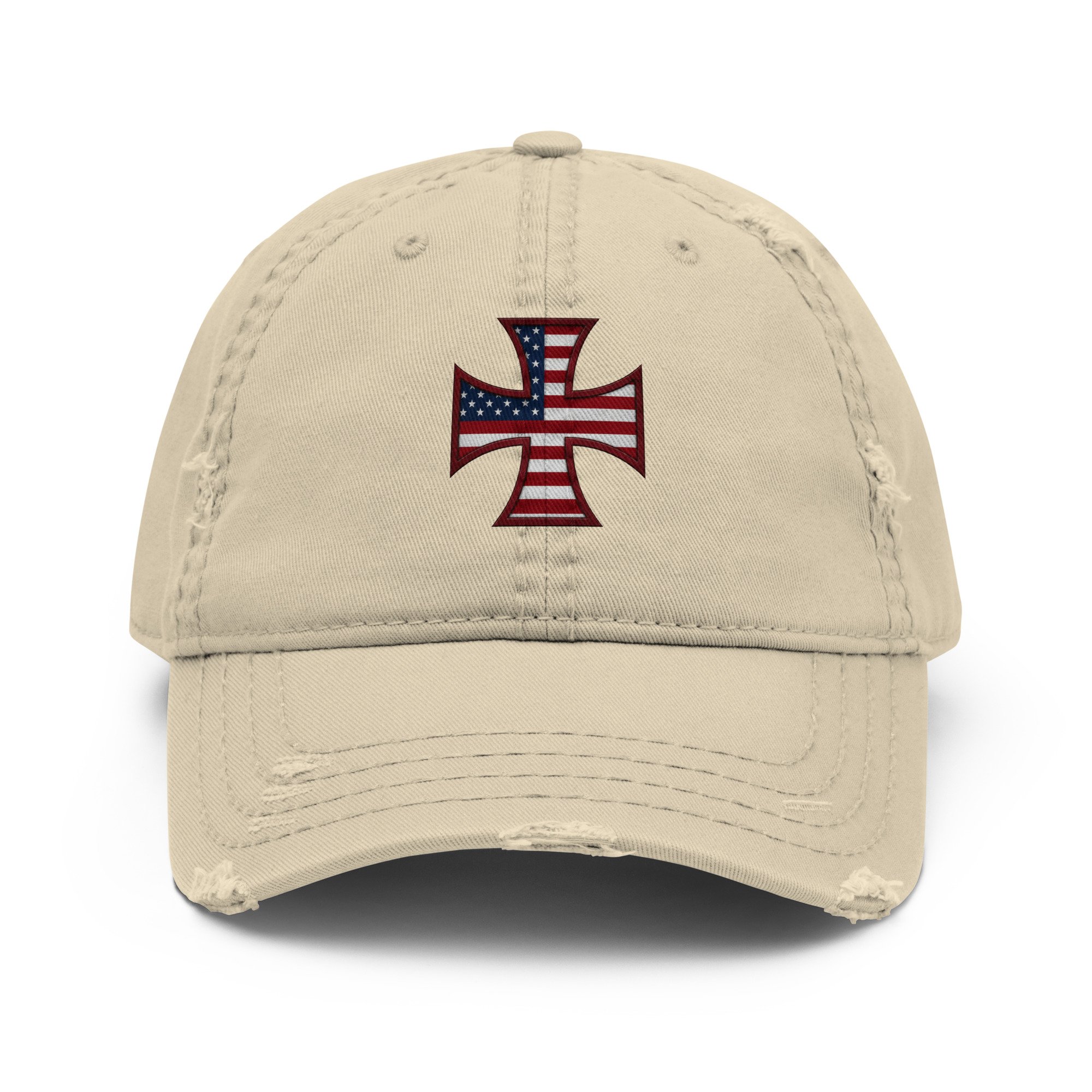 Crusades US Flag Distressed Dad Hat