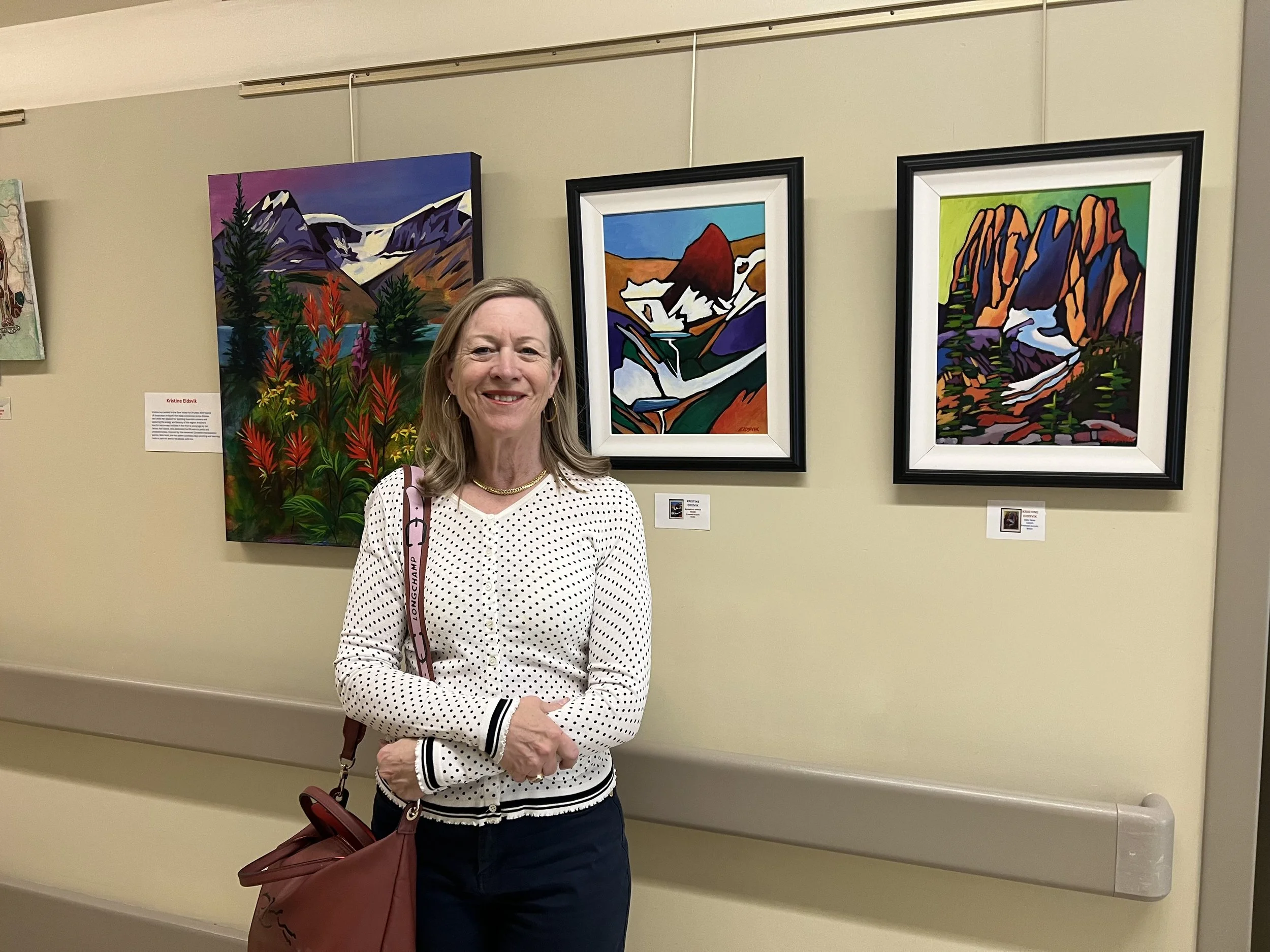 Art show at Banff Mineral Springs Hospital