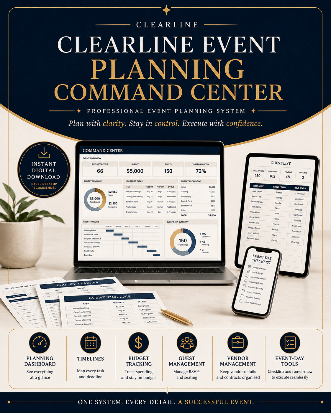 Clearline Event Planning Command Center