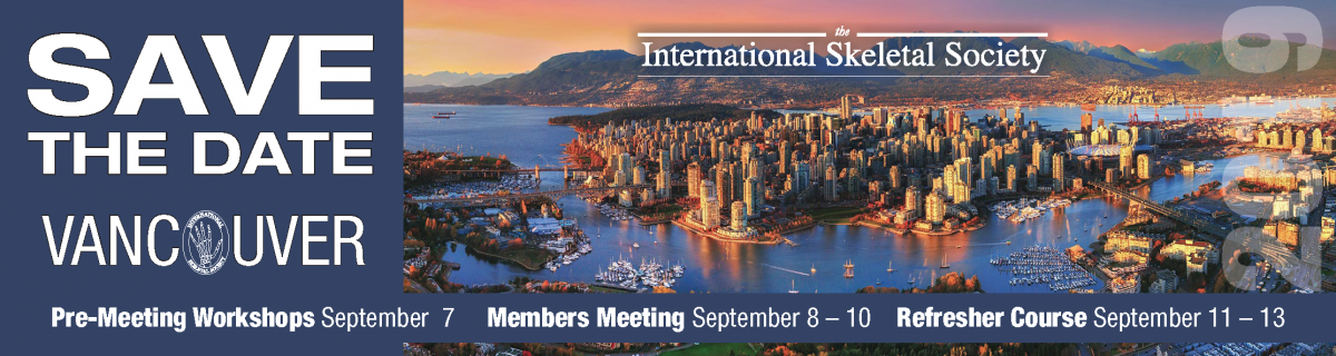 International Skeletal Society meeting Vancouver, 2019
