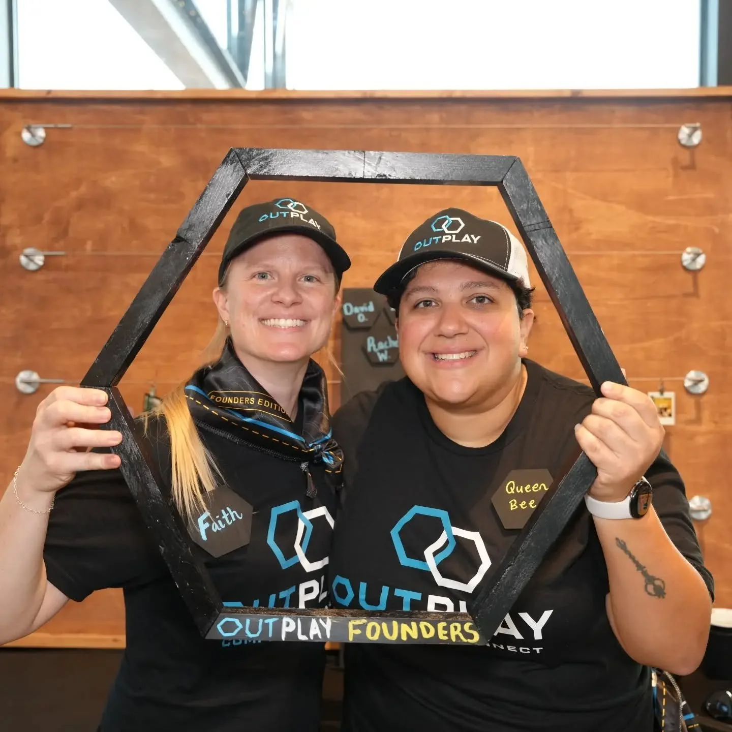 We surprised some of our favorite people with an OUTPLAY Founder's Kick-Off Party! 

They received an exclusive Founder's Edition bandana and a first look at some of the challenges the OUTPLAY ARENA will feature. They enjoyed a friendly and moderatel